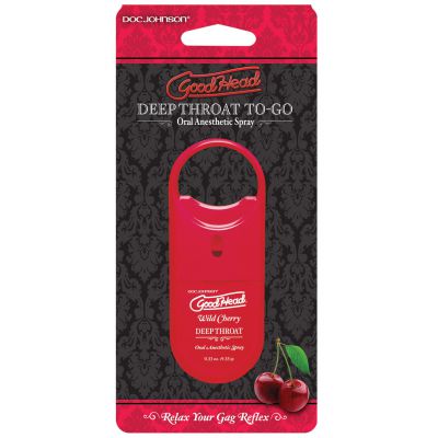 Doc Johnson Spray Good Head Deep Throat Spray to Go Cherry