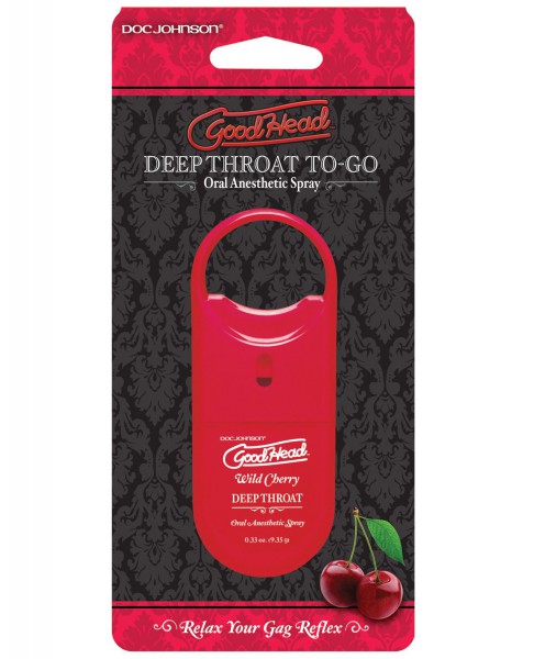 Doc Johnson Spray - Good Head Deep Throat Spray to Go - Cherry
