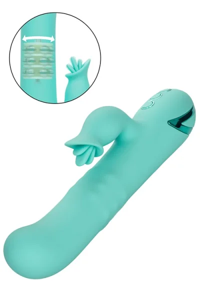 California Exotic Bel Air Bombshell Rabbit Vibrator with Clitoral Teaser