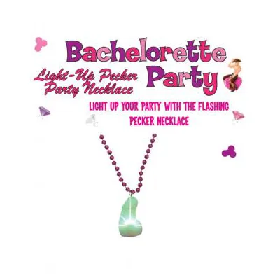 Bachelorette Party Light Up Pecker Party Necklace