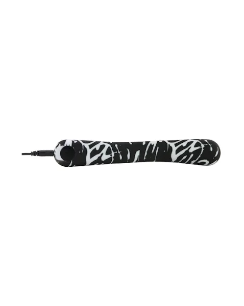 Hype Flexi-wand Vibrator - Black / White