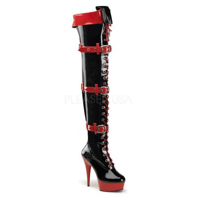 MEDIC 3028 6 Stiletto Heel 1 3 4 P F 3 Nurse Buckle Strap Thigh BT