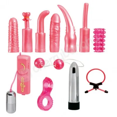 Dirty Dozen Pink Sex Toy Kit