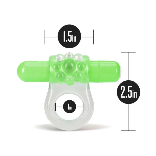Play With Me - Teaser Vibrating C-ring - Green