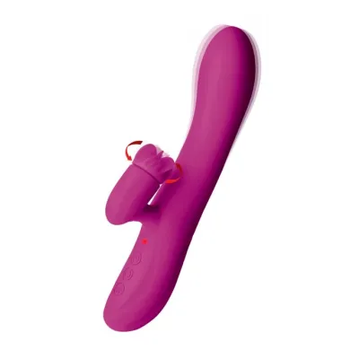 Inmi Pleasure Petal Silicone Rabbit Vibe With Rotating Petals