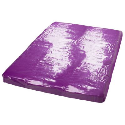 Purple PVC Double Bed Sheet