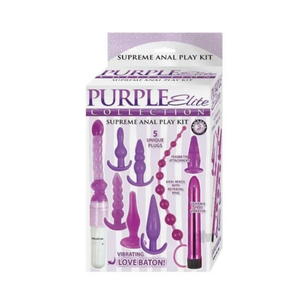 Anal Trainers: Purple Elite Collection Supreme Anal Play Kit Purple