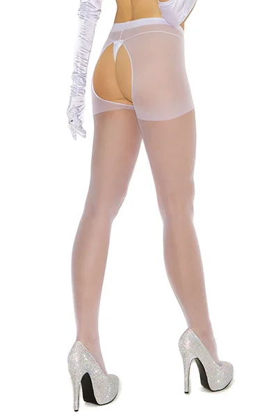 Elegant Moments Sheer Crotchless Pantyhose — image 9 of 9