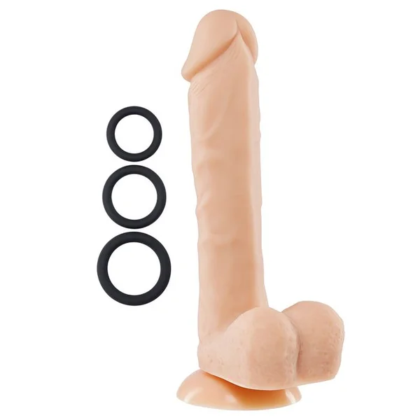 Cloud 9 Pro Sensual Premium Silicone 9 Inch Suction Cup Dildo - Vanilla — image 13 of 14