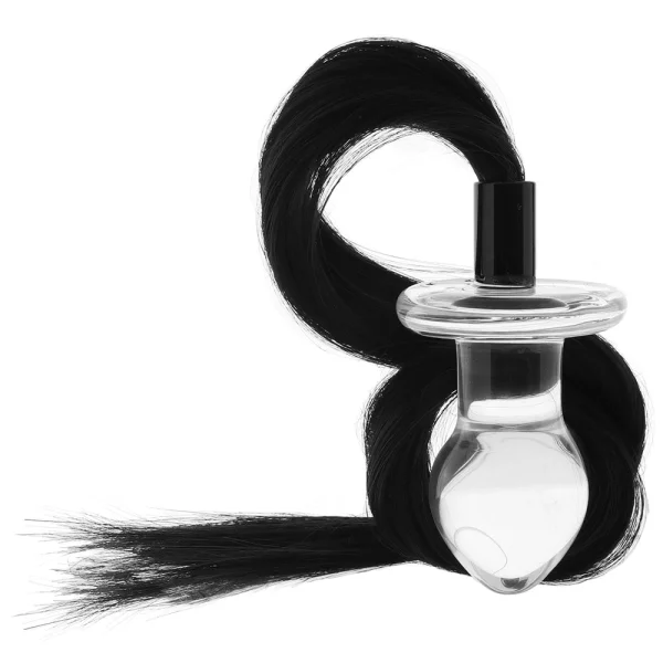 Gläs 3" Horse Tail Glass Butt Plug