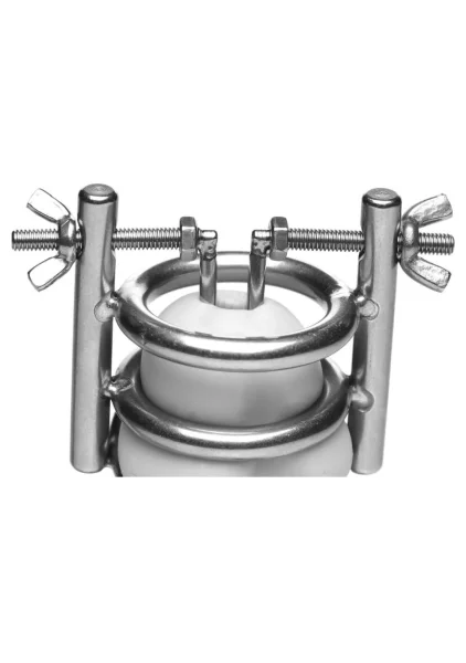 Deluxe Cleaver Urethral Spreader CBT Chastity Cage