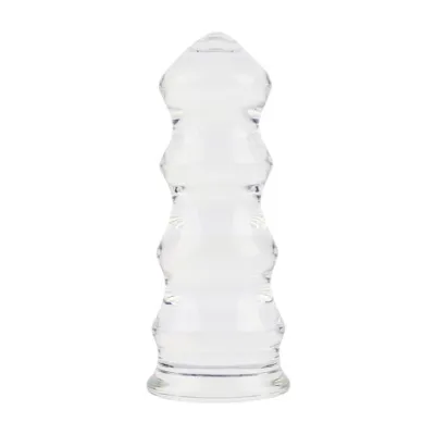 Lucent Pagoda Glass Butt Plug