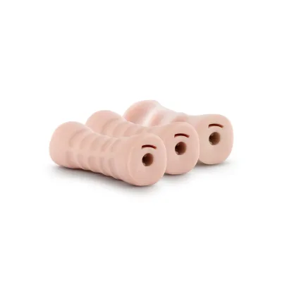 M for Men 3 Pack Self Lubricating Vibrating Stroker Sleeve Kit