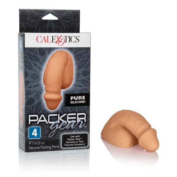 Packer Gear Silicone Packing Penis 4" / 10.25 cm By CalExotics - Caramel
