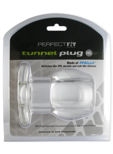 PerfectFit Tunnel Plug X-Large Clear