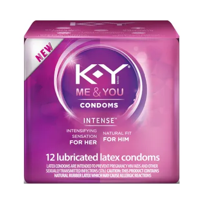 K y Intense Condom 12ct