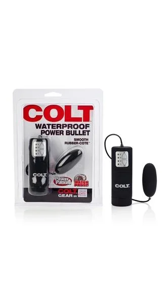 Colt Waterproof Power Bullet Vibrator Black