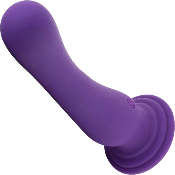 Impressions Ibiza Rechargeable Waterproof Silicone Suction Cup Vibrator By Blush - Plum