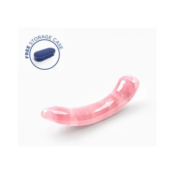 G Spot Dildos: Biird Pixii Rose Quartz Dildo