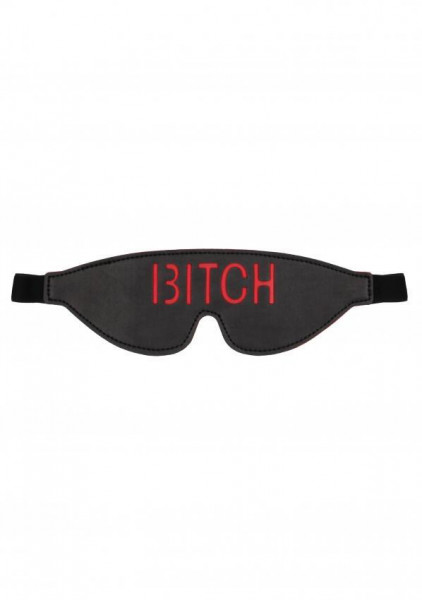 Ouch! Blindfold - Bitch - Black