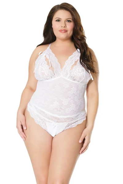 White Lace All Access Teddy — image 5 of 6