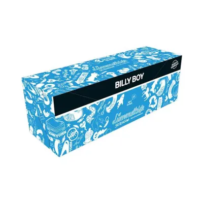 Billy Boy Wet Condoms 50 Pack Black