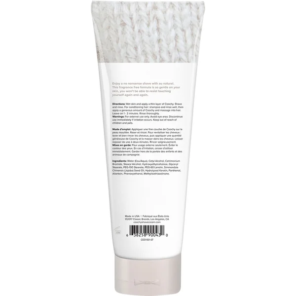 COOCHY Oh So Smooth Shave Cream - Au Natural 7.2 oz (213mL) — image 4 of 4