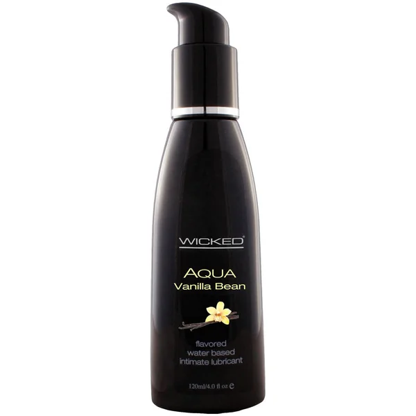 Wicked Aqua Vanilla Bean Water Based Personal Lubricant 4 fl oz — image 2 of 2