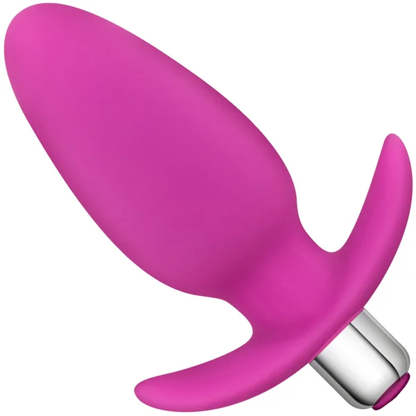 Luxe Little Thumper Silicone Vibrating Butt Plug by Blush Novelties - Pink — image 3 of 4