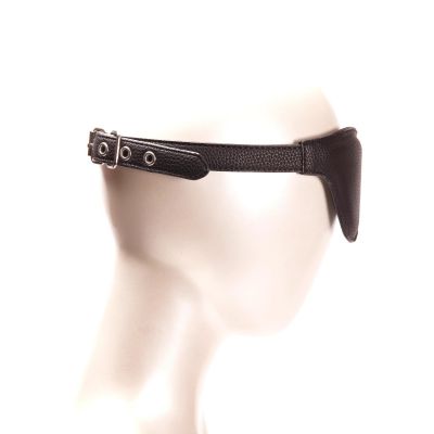 Padded Faux Leather Blindfold