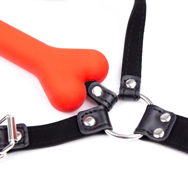 Bone Gag Head Harness - Available in 2 colors!