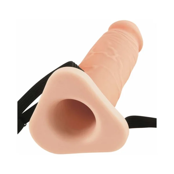8 Inches Silicone Hollow Extension Beige
