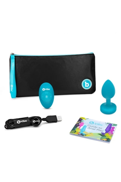 B-Vibe Vibrating Jewel Butt Plug - Small/Medium