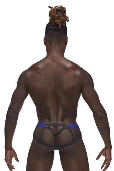 Sexagon Strappy Ring Jock - Small-medium - Royal