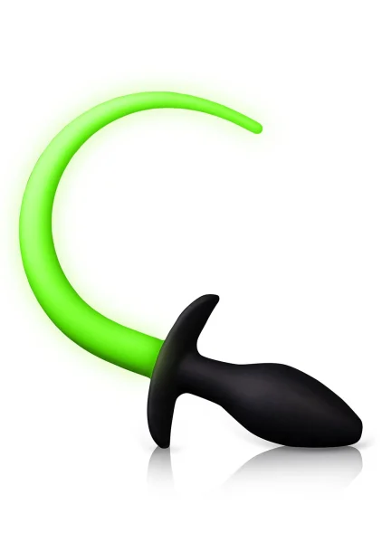 Ouch! Glow In The Dark Puppy Tail Plug