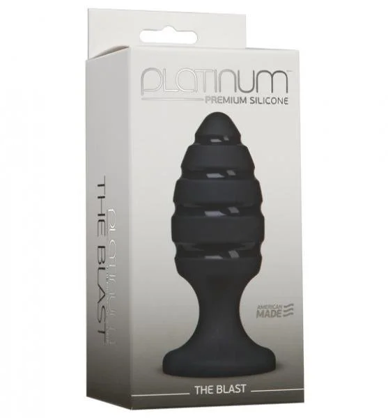 Platinum Premium Silicone The Blast Anal Plug Black — image 4 of 4