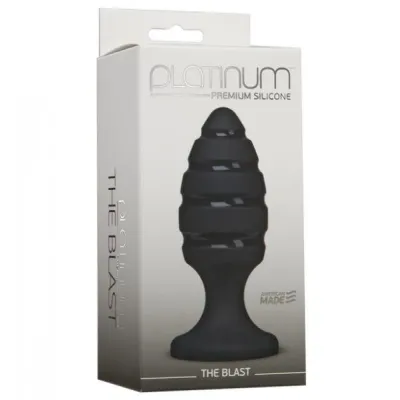 Platinum Premium Silicone The Blast Anal Plug Black