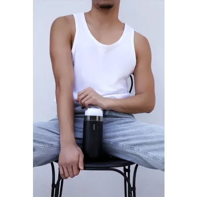 Svakom Sam Neo App Controlled 9 25 Interactive Vibrating Masturbator with Suction