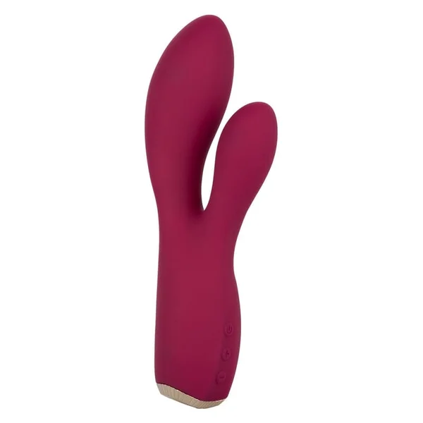 Uncorked Cabernet Waterproof Rechargeable Silicone Dual Stimulation Vibrator By CalExotics — image 15 of 19