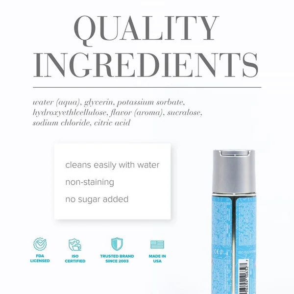 JO H2O Candy Shop Bubble Gum Flavored Water Based Personal Lubricant 2 fl oz — image 11 of 12