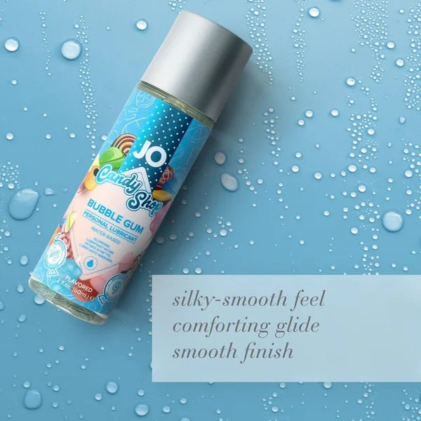 JO H2O Candy Shop Bubble Gum Flavored Water Based Personal Lubricant 2 fl oz — image 9 of 12