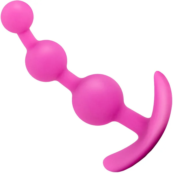 Luxe Be Me 3 Silicone Butt Plug by Blush Novelties - Pink — image 4 of 4