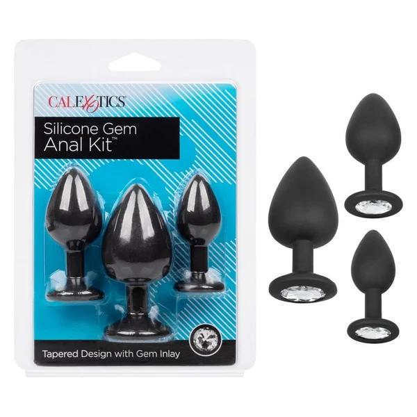 Silicone Gem Anal Kit With Three Jeweled Plugs by CalExotics — image 14 of 19