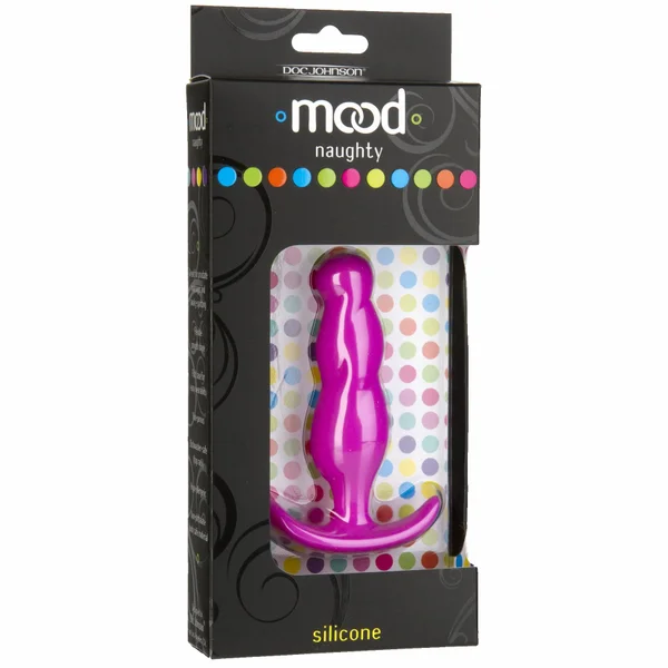 Mood Naughty 3 Medium Silicone Butt Plug by Doc Johnson - Pink — image 6 of 7