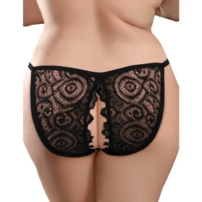 Hookup Panties Remote Lace Peek A Boo Os xl