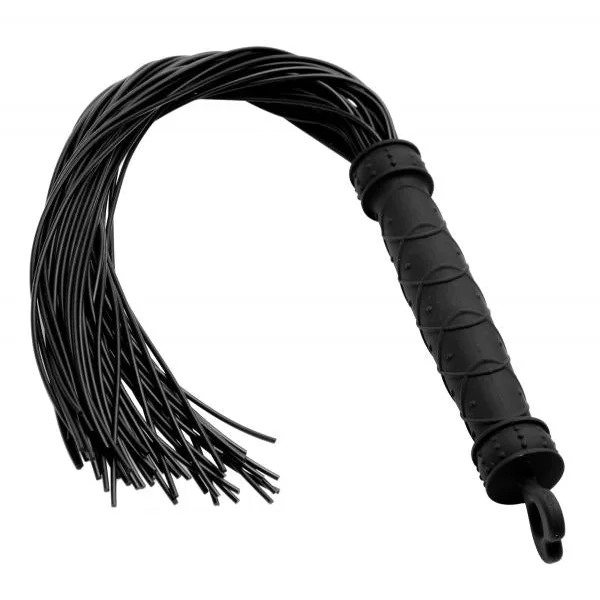 Punish Me Silicone Flogger Black
