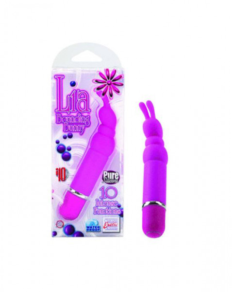 Lia Bounding Bunny Silicone Massager - Purple