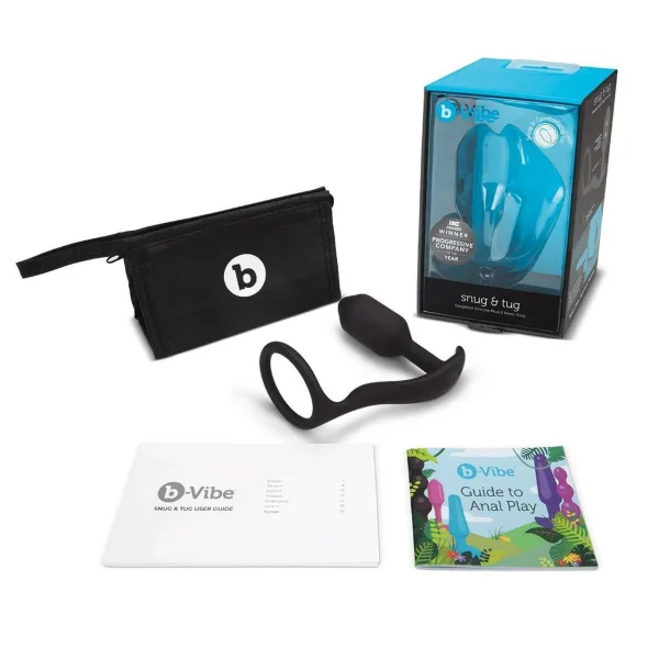 b-Vibe Snug and Tug Ring and Weighted Butt Plug — image 9 of 11
