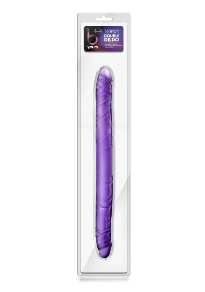 B Yours 16 Inch Purple Double Dildo