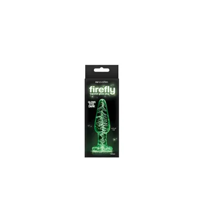 Firefly Glass Tapered Plug Clear Medium
